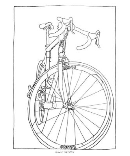 Bicycle Coloring Book