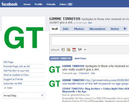 GT FB pages page