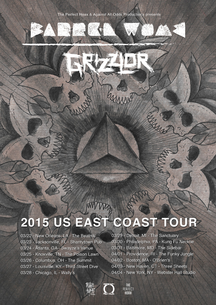 Grizzlor + Barren Womb Tour Poster