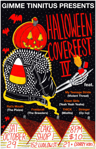 show :: 10/29/16 @ Cake Shop > Halloween Coverfest IV